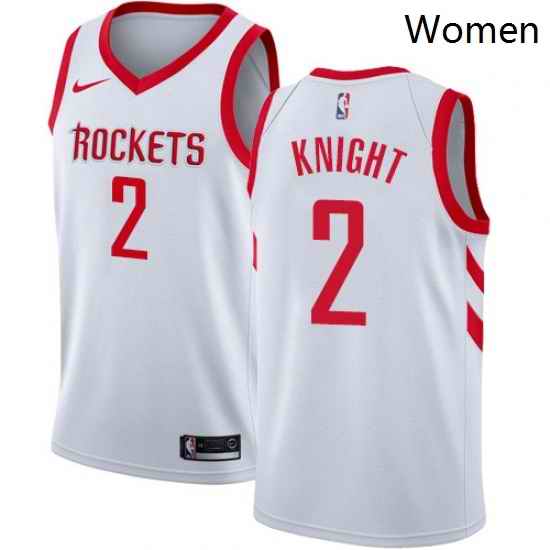 Womens Nike Houston Rockets 2 Brandon Knight Swingman White NBA Jersey Association Edition